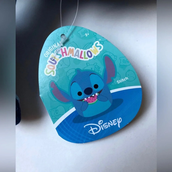 *NWT* Squishmallows x Disney 8” Lilo & Stitch - Stitch Eating Watermelon Plush - Picture 5 of 6